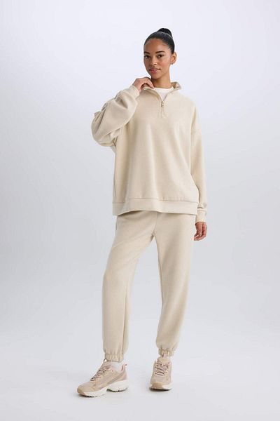 DeFacto DeFactoFit Standard Fit Pantaloni de sport lungi și subțiri Jogger cu buzunare Talie elastică E3546AX24WN