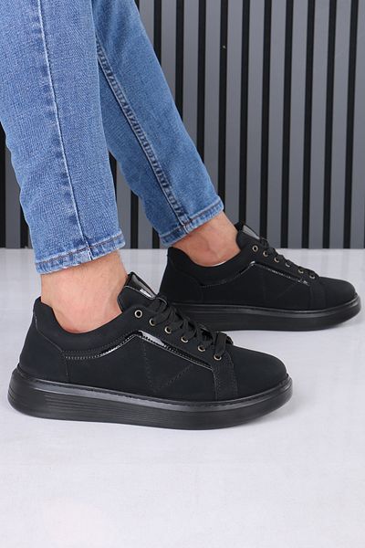 sauron Pantofi sport pentru bărbați, negri, moale, pantofi casual, talpă ortopedică M801