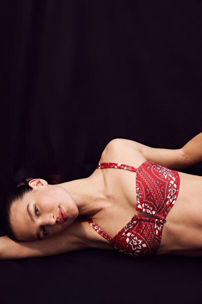 H&M Dolgulu Bandeau Bikini Üstü