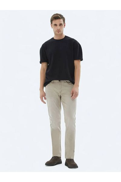 Kip Μαύρο T-Shirt με λαιμόκοψη 100% βαμβάκι