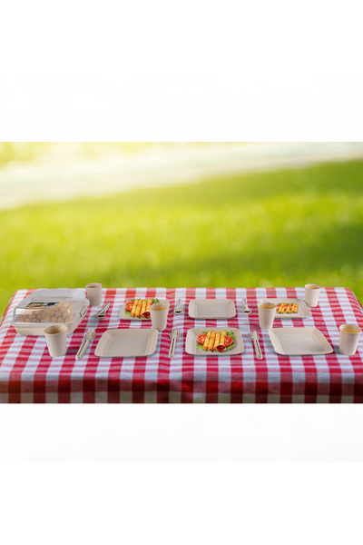 Mars Plastik Pink Color Takaz Global Family Picnic Set