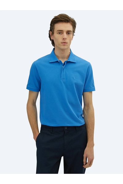 Kip Tricou Saks cu gât polo simplu 100% bumbac