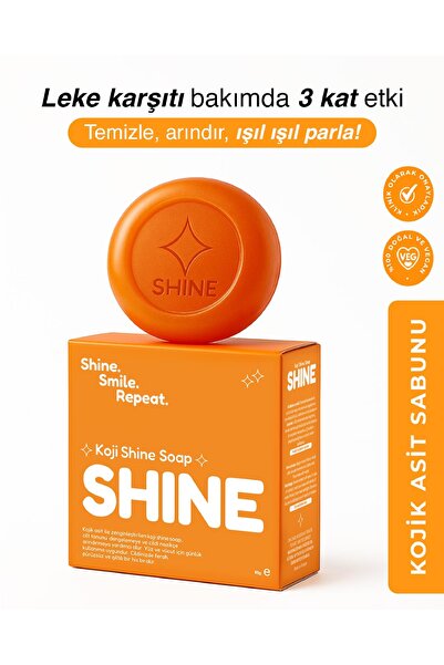 Koji Shine Kojik Sabun Zerdeçal Ve Kojik Asit Etkisi Ile Leke Karşıtı Kojik Asit Sabunu