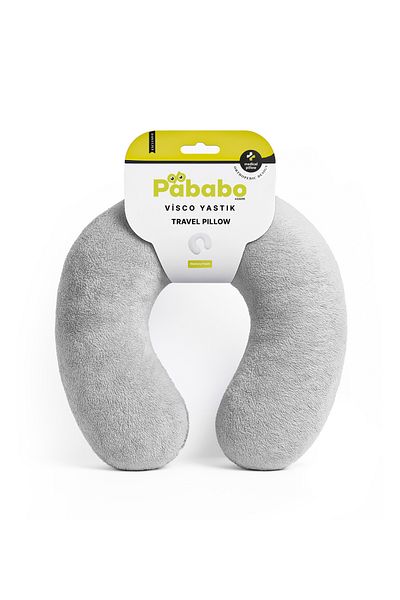 Pababo Εργονομικό βελούδινο μαξιλάρι λαιμού Pabtex για καθημερινή χρήση και ταξίδια