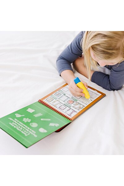 Melissa & Doug Water WOW! Alphabet – Reusable Mess-Free Activity Pad with Pen for Kids Ages 3+