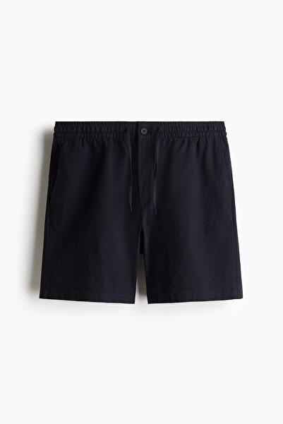 H&M Keten Karışımlı Şort Regular Fit