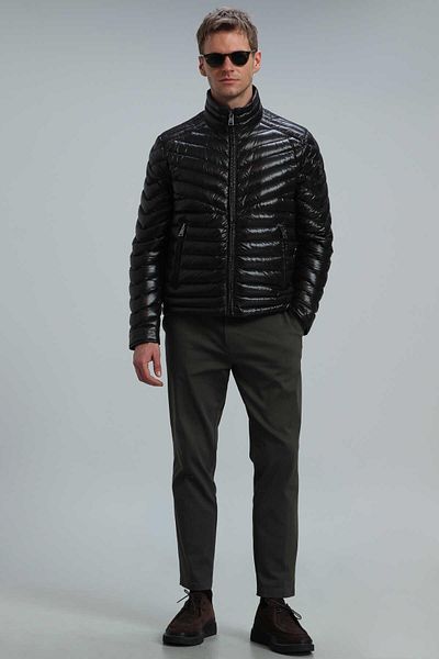 Lufian Luc Goose Feather Men's Coat Black