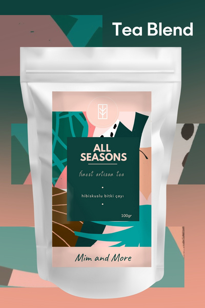 Mim and More شاي جميع المواسم - شاي أعشاب مع الكركديه، 100 جرام