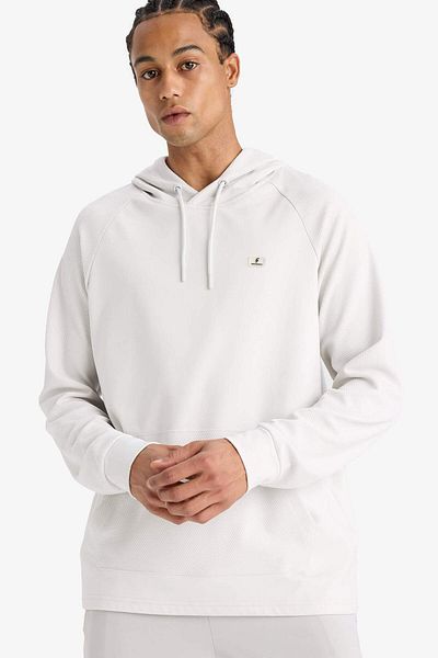 DeFacto سويت شيرت رياضي بقلنسوة وجيوب من Blue DeFactoFit Standard Fit C9171AX24AU