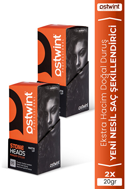 Ostwint Pudra Wax 20ml Turuncu Saç Pudrası Stone Heads No:5 X 2 Ad
