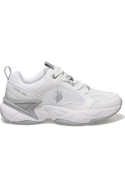 U.S. Polo Assn. Adidași albi pentru copii