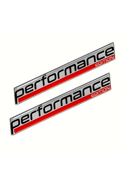 Choice Silver 2PCS Performance Edition Emblem Sticker Badge Limited Edition D...