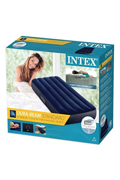 Intex Tek Kişilik Şişme Yatak Fiber-tech 76x191x25cm