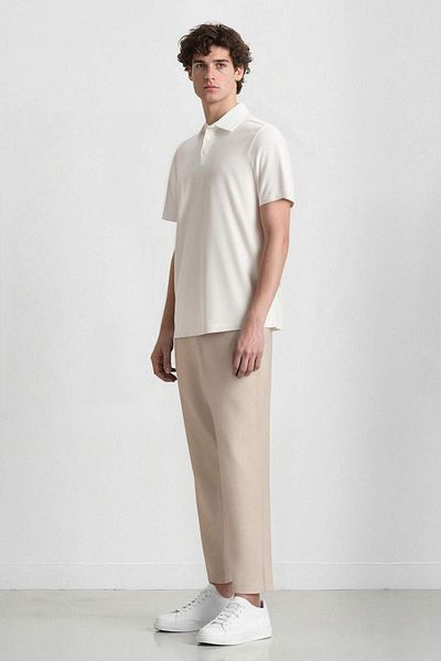 DeFacto Jogger Summer Fabric Pants Basic Straight Leg with Pockets D3695Ax24Au
