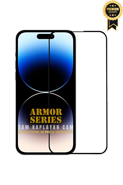 Evax (ARMOR TAM) Iphone 15 Pro Uyumlu Hizalama Aparatlı Armor Tam Kaplayan Ca...