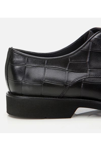 Hotiç Pantofi clasici cu model de crocodil pentru bărbați din piele naturală