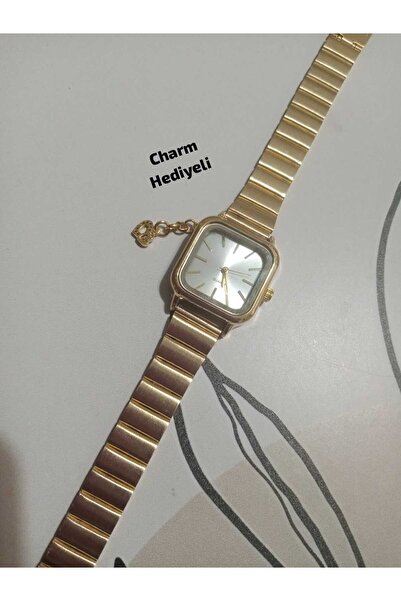 Ricardo Women's Gold Mesh Steel Cord Vintage Wristwatch Charmli 0104