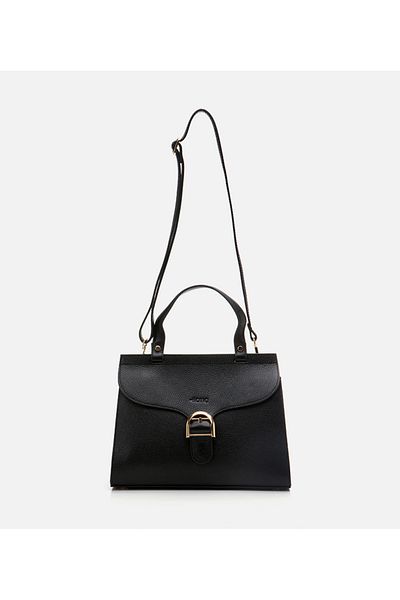 Hotiç Genuine Leather Black Women's Bag