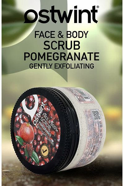 Ostwint Elsevkozmetik Pomegranate 300ml - جل مقشر فعال لتقشير الوجه والجسم
