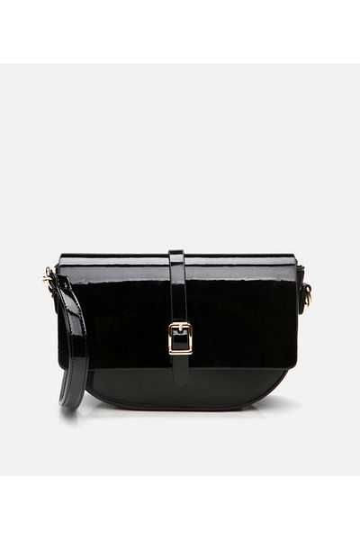 Hotiç Geantă neagră mini (crossbody) pentru femei