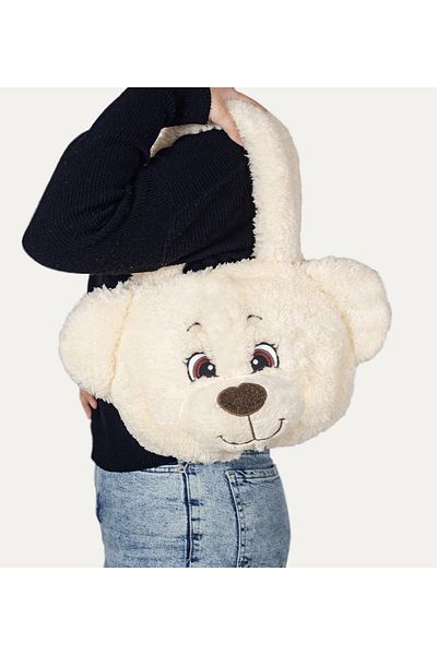 Bora Toys Pabtex Cute Bear Plush Shoulder Bag