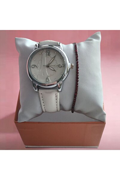 OEM White Women's Watch with Included Bracelet