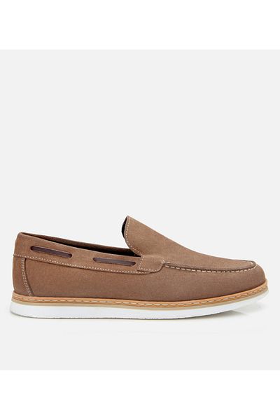 Hotiç Loafer casual pentru bărbați din piele de căprioară din nurcă