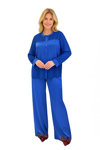 IDYL Satin Blouse Suit