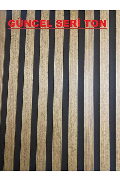 Renkli Duvarlar Brown Acoustic Wall Panel 1m² (50Cmx50Cm 4 Pieces) 3mm Felt 8mm Mdflam Paneling