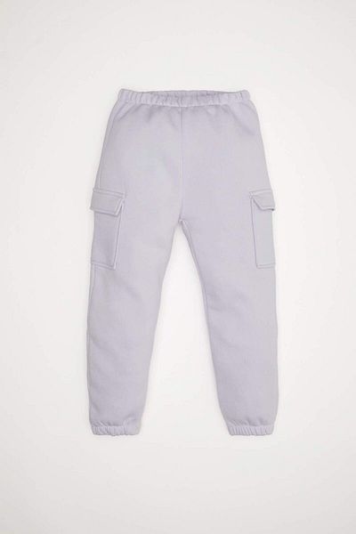 DeFacto Bedruckter Jogger-Trainingsanzug mit elastischer Taille und dickem Sweatshirt-Set für Babys – D6206a5ns
