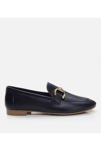 Hotiç Loafer de damă din piele bleumarin