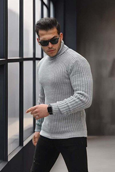 Valiberta Pulover de pescar tricotat Nopenli Wick - gri deschis