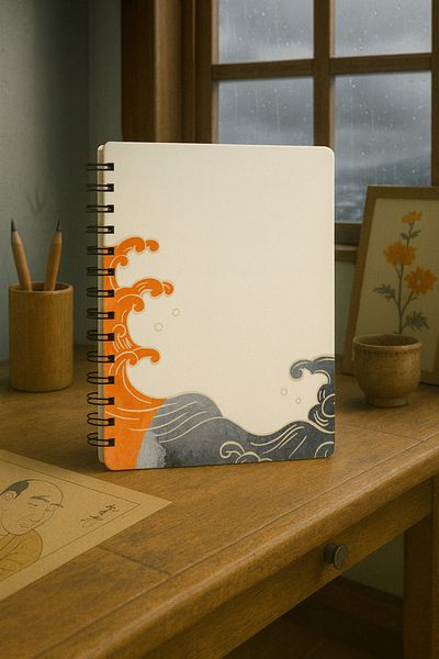 Apeirona | Limitless Art Тетрадка - Bullet Journal| С точки| A5| Стоманена спирала| 90 листа| Твърда картонена корица