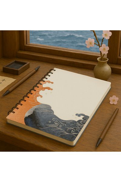 Apeirona | Limitless Art Тетрадка - Bullet Journal| С точки| A5| Стоманена спирала| 90 листа| Твърда картонена корица