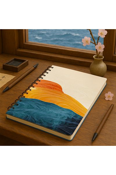 Apeirona | Limitless Art Σημειωματάριο - Bullet Journal |   Διακεκομμένο |   Α5 |   Σπιράλ από χάλυβα |   90 Σελίδες |   Κάλυμμα από σκληρό χαρτόνι