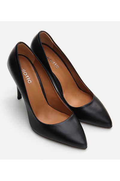 Hotiç Women's Leather Black Stiletto