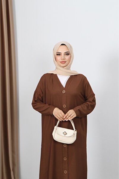 NİSUM MODA Μακριά ζακέτα Bürümcük