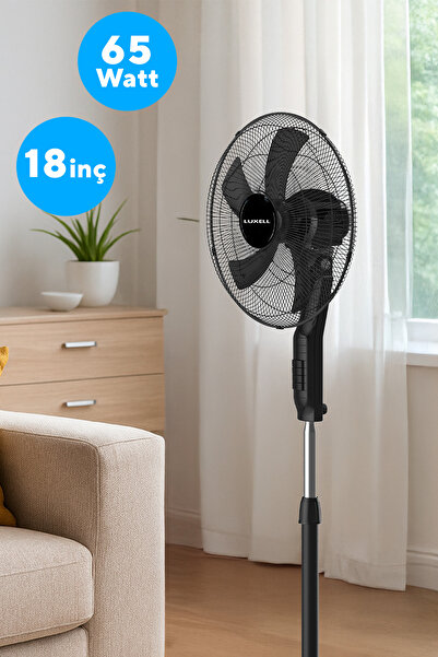 Luxell LXF-518S Siyah Vantilatör 18" (5P)