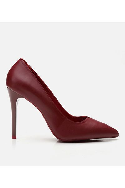 Hotiç Piele de damă Bordeaux Stiletto