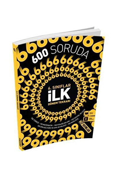 Hız Yayınları 6. Sınıf 600 Soruda Ilk Dönem Tekrarı + sürpriz hediye