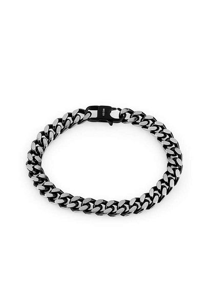 Daniel Klein DKJ.12.10005 سوار فولاذي للرجال من أنثراسايت