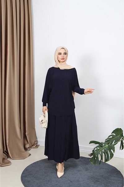 NİSUM MODA Comfortable Sandy Skirt Suit