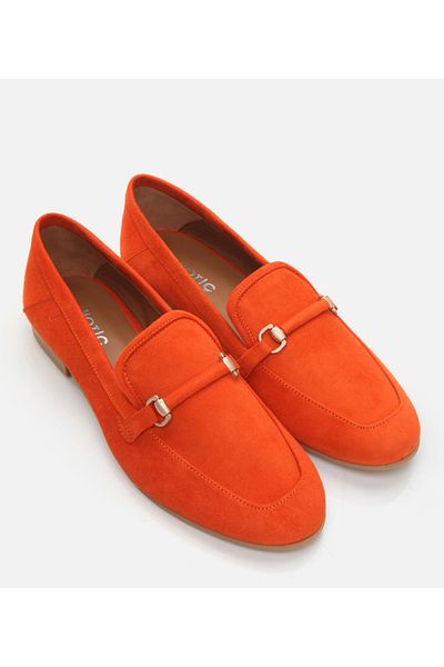 Hotiç Loafer de damă din piele portocaliu