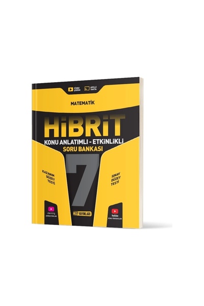 Hız Yayınları 7. SINIF HİBRİT MATEMATİK SORU BANKASI