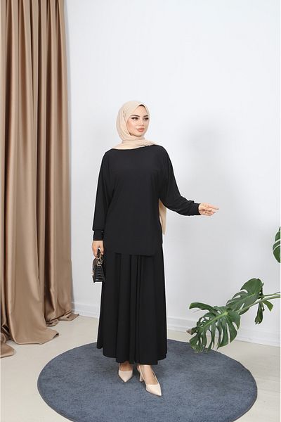 NİSUM MODA Comfortable Sandy Skirt Suit