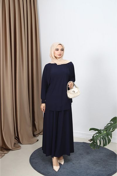 NİSUM MODA Comfortable Sandy Skirt Suit