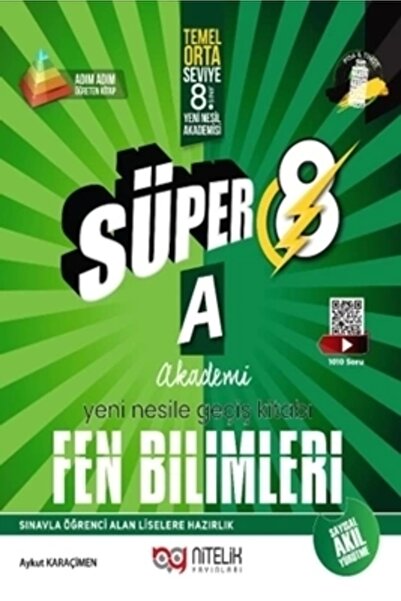 Nitelik Yayınları NİTELİK YAYINLARI 8.SINIF YENİ NESİL SÜPER FEN BİLİMLERİ (A)