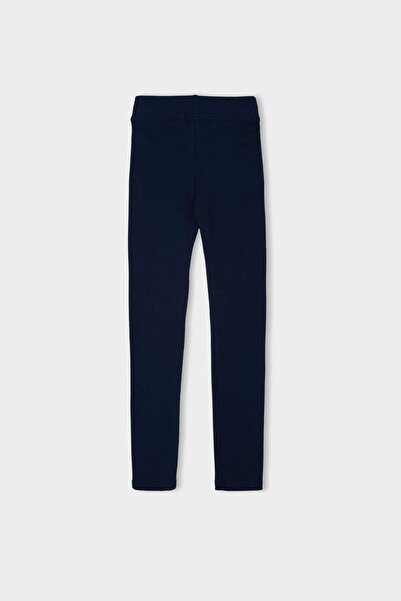 DeFacto Kız Çocuk Basic Düz Beli Lastikli Standart Boy Fitilli Kaşkorse Tayt D2306A824WN