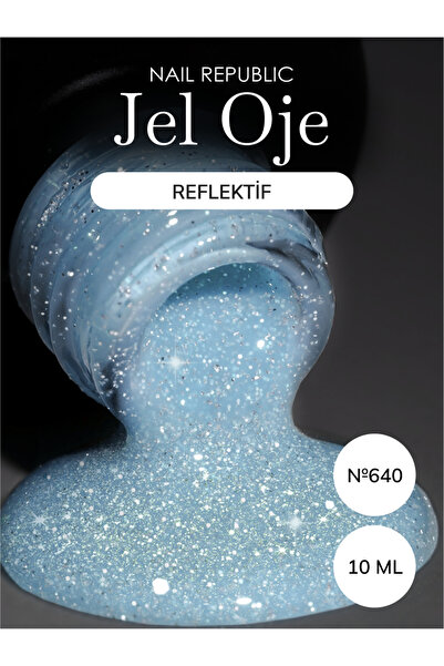 Nail Republic Kalıcı Oje Summer Flash 640 - Yazın Için Tırnak Jeli - Profesyo...
