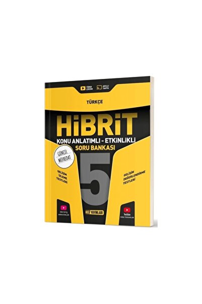 Hız Yayınları Hız Yayınları 2025 5. Sınıf Türkçe Hibrit - Konu Anlatımlı Soru...
